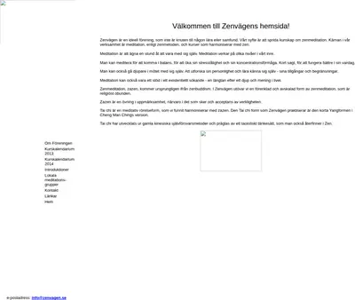 Zenvägen startsida 2014