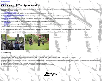 Zenvägen startsida 2019