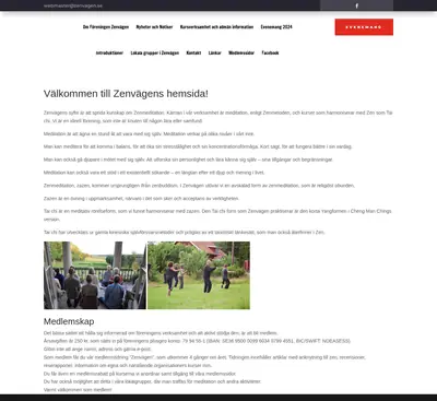 Zenvägen startsida 2024