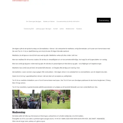 Zenvägen startsida 2025