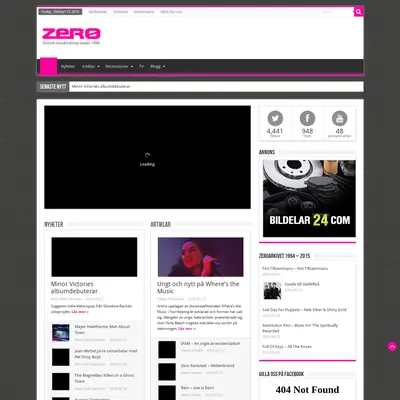www.zeromagazine.nu startsida 2016