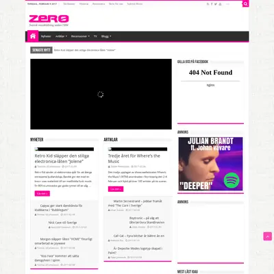 www.zeromagazine.nu startsida 2017