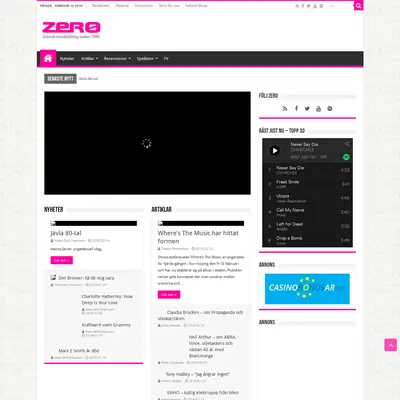 www.zeromagazine.nu startsida 2018