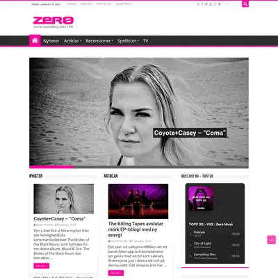 www.zeromagazine.nu startsida 2024